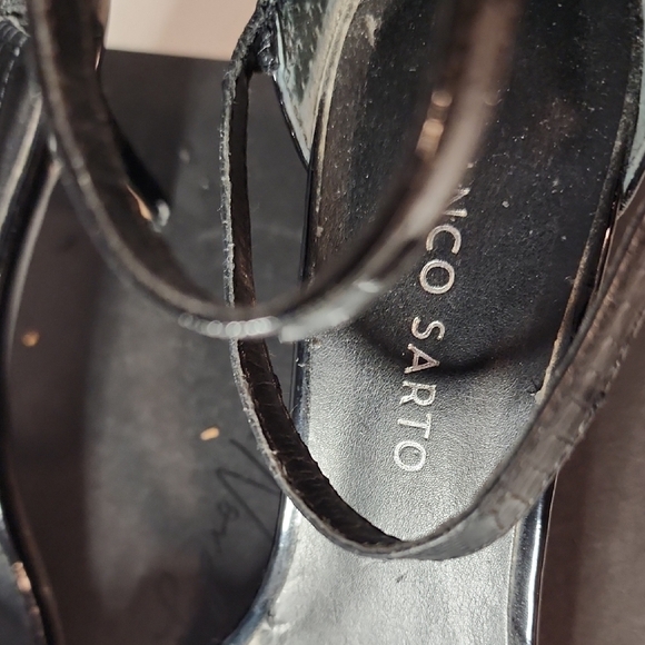 Franco Sarto Black and Gray Heels Elegant Design - Picture 2 of 8